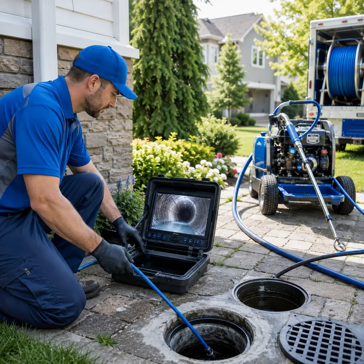 Outdoor drain cleaning professionals serving Olcott, NY